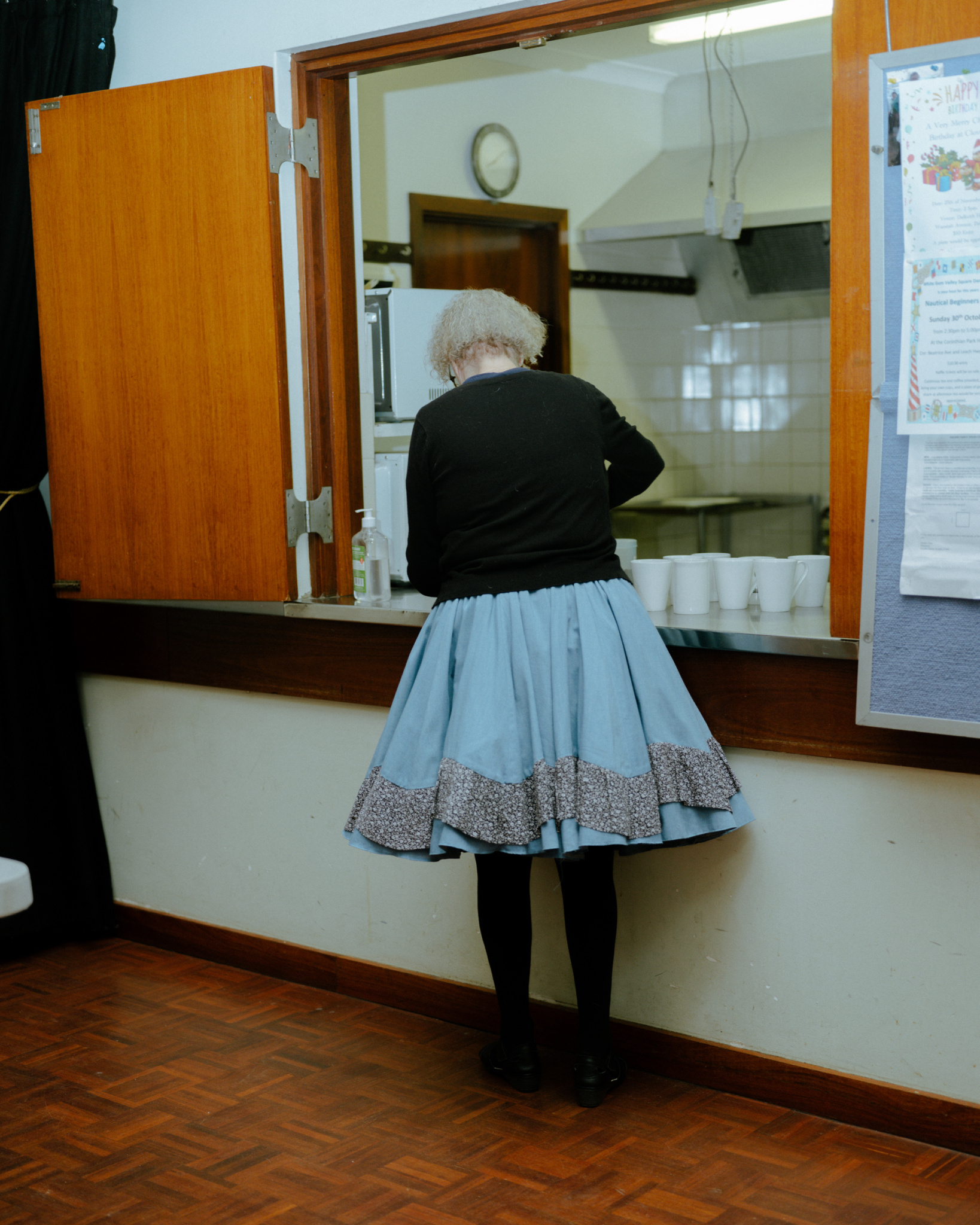 Josephine preparing supper