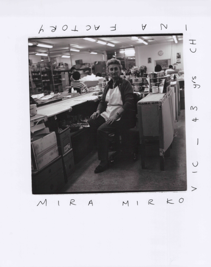 Michelle Taylor: Mira Mirkovic, Australian Fine China (43 Years), 1997