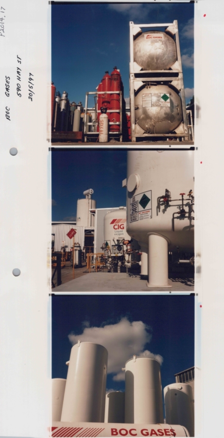 Sonya Sears: BOC Gases, 590 Hay St (Contact Sheet), 1997