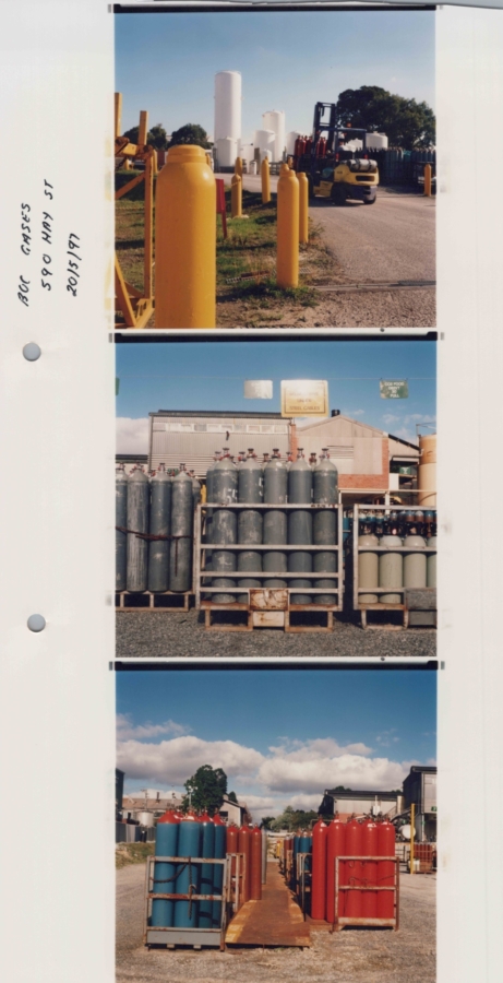 Sonya Sears: BOC Gases, 590 Hay St (Contact Sheet) II, 1997