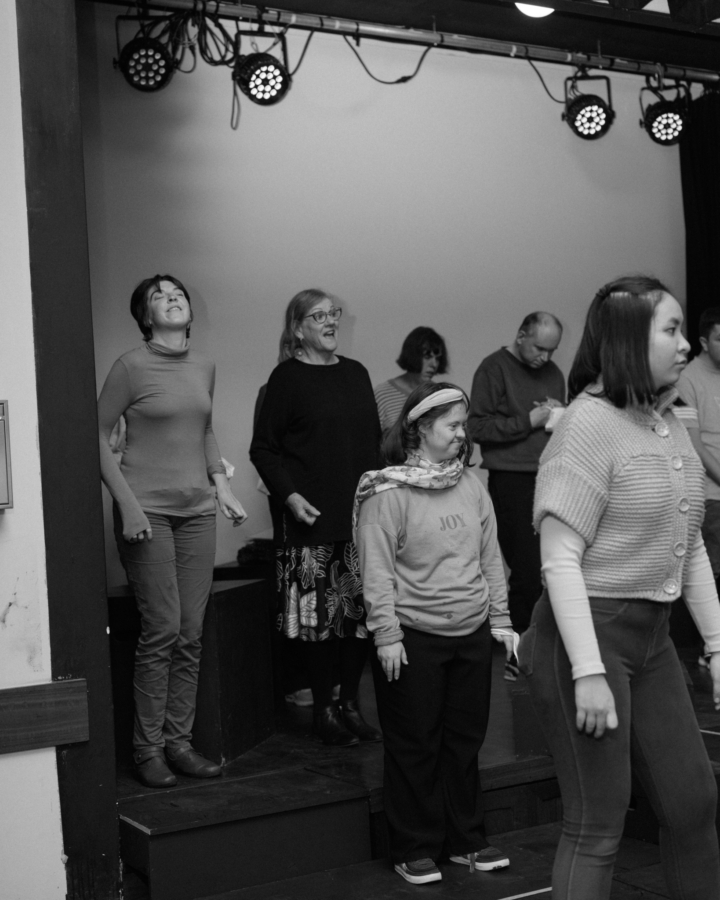 Emma Pegrum: Emily, Elfrida, Alison, Alex (Back), Amelia & Lily (Front) (Rehearsal), 2022