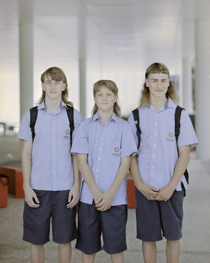 Claudia Caporn: Oliver, Jacob & Marlon (Lunch), 2022