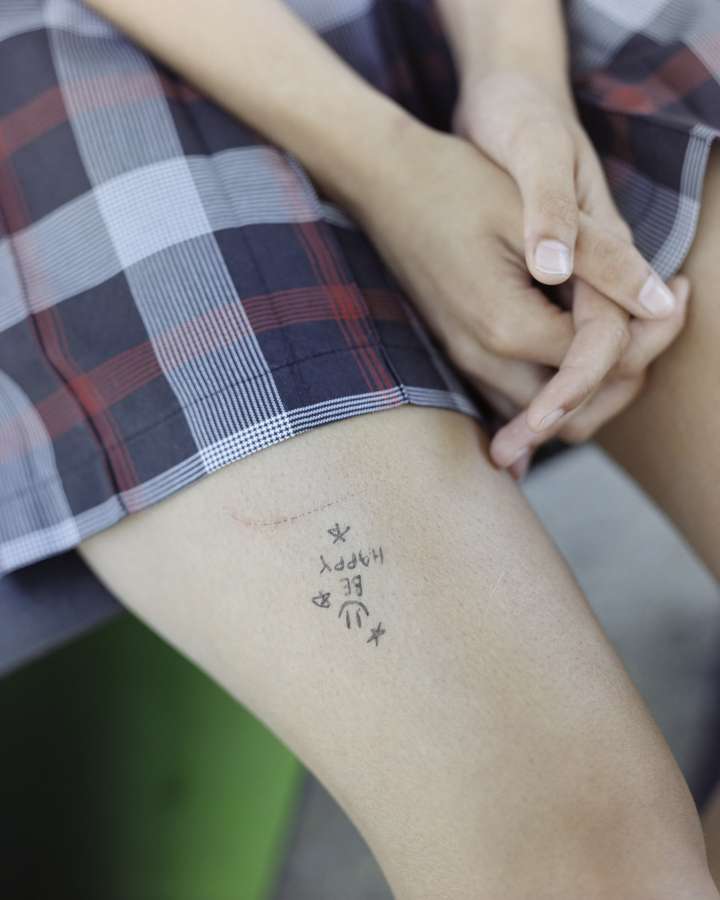 Claudia Caporn: Rebecca's Leg, 2022