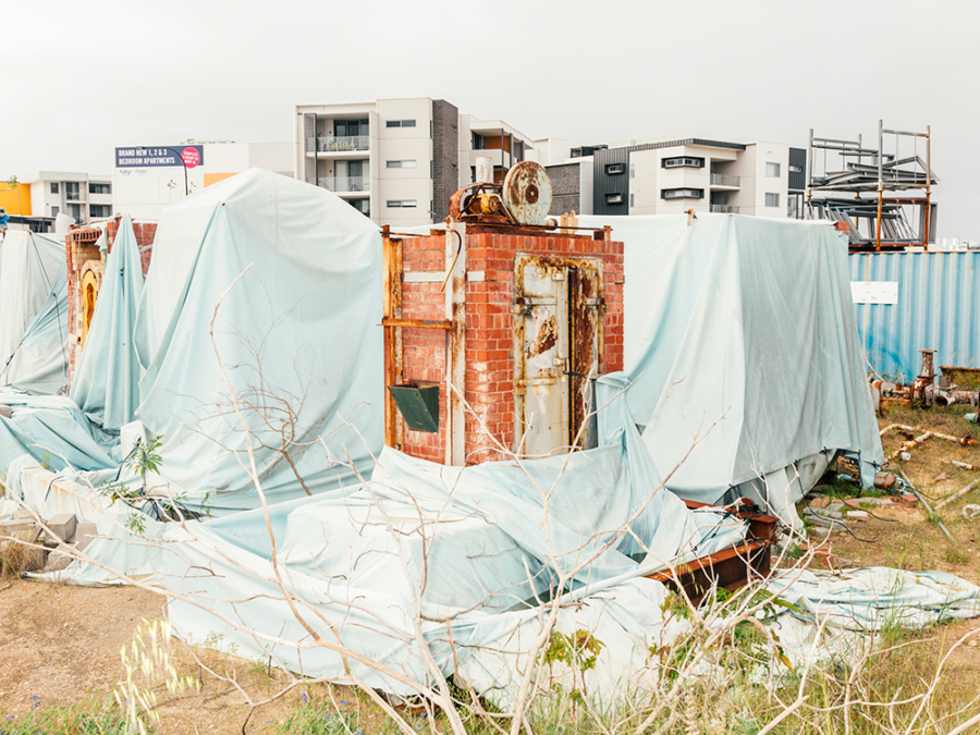 Billy Reeves: Dormant construction, 'Orchard Terrace', 2022