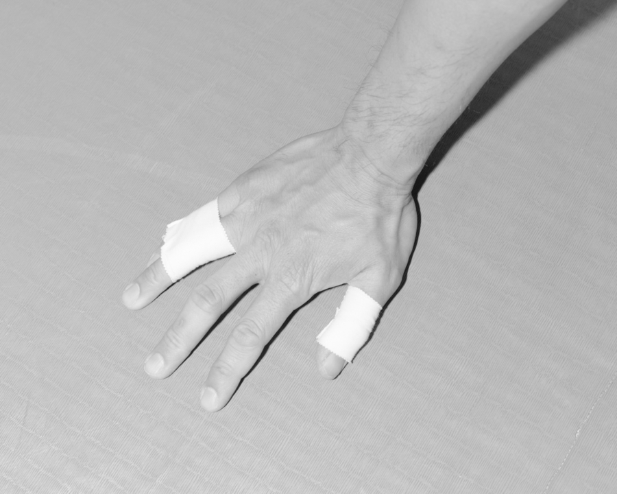 Aaron Webber: Taped Hand, 2022