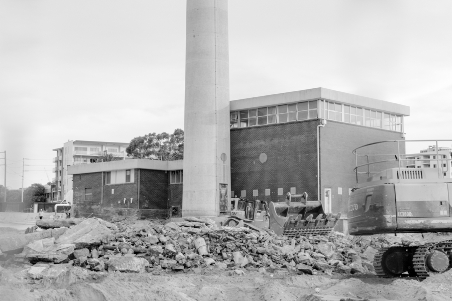 Aaron Webber: PMH Boiler House and Chimney II, 2022