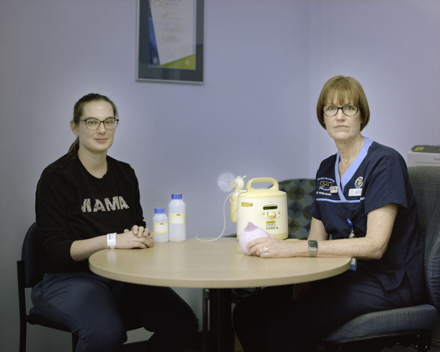 Claudia Caporn: Nurse Tracey and Linda, 2023