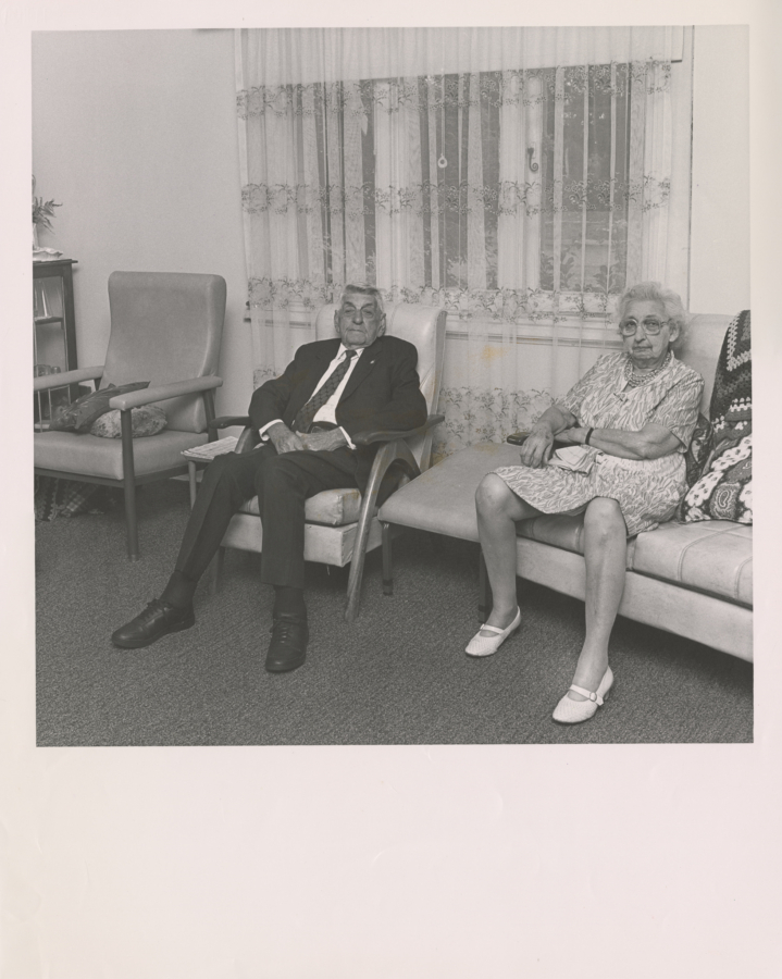 Artist Unknown (Student Photographer): Lounge Room, 1988