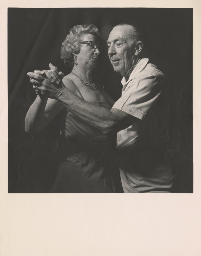 Artist Unknown (Student Photographer): Ballroom Dancing, Shenton Park Senior Citizens Club, 1988