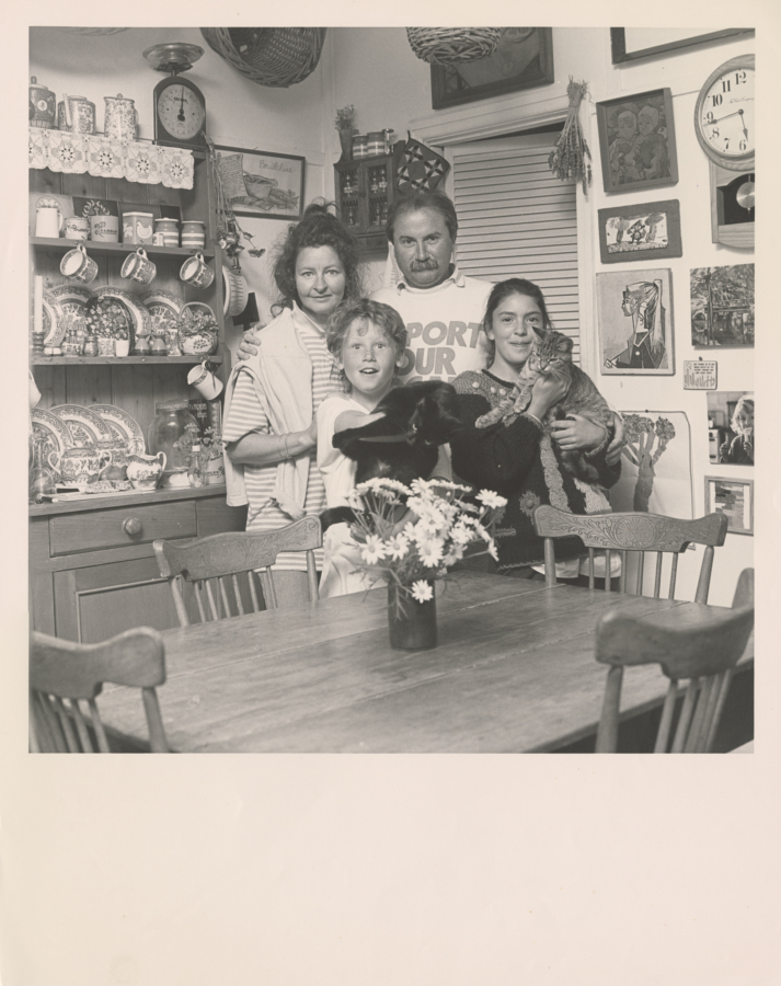 Artist Unknown (Student Photographer): Burke Family, 1988