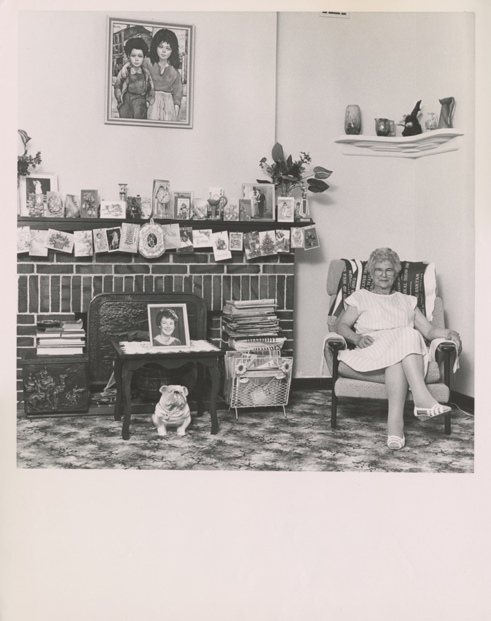 Artist Unknown (Student Photographer): Lounge Room II, 1988