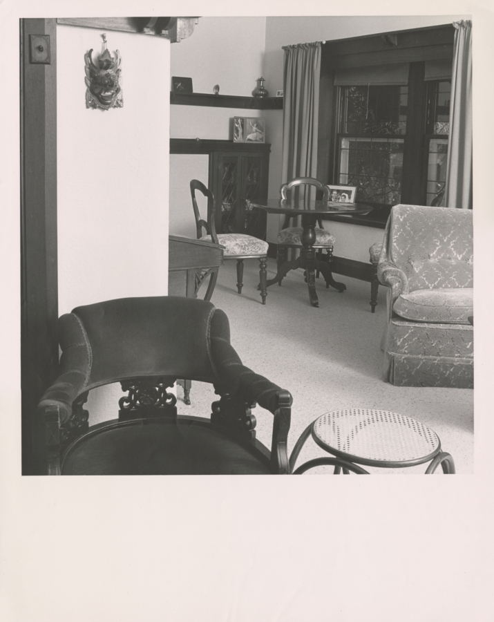 Artist Unknown (Student Photographer): Lounge Room III, 1988