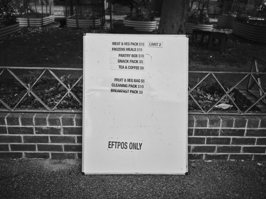 Duncan Wright: Menu and prices for the weekly Foodbank deliveries, 2023
