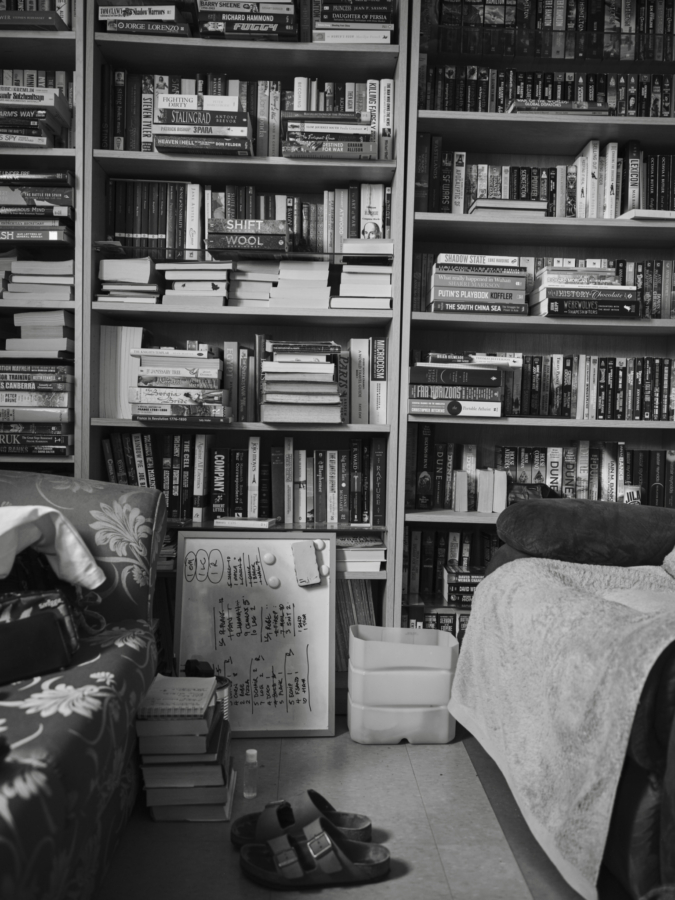 Duncan Wright: Allison's book collection, 2022